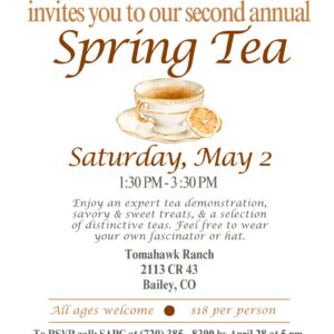 Spring Tea Ticket